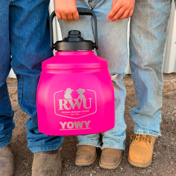 Pink Rural Women Unite 6L Yowy being carried