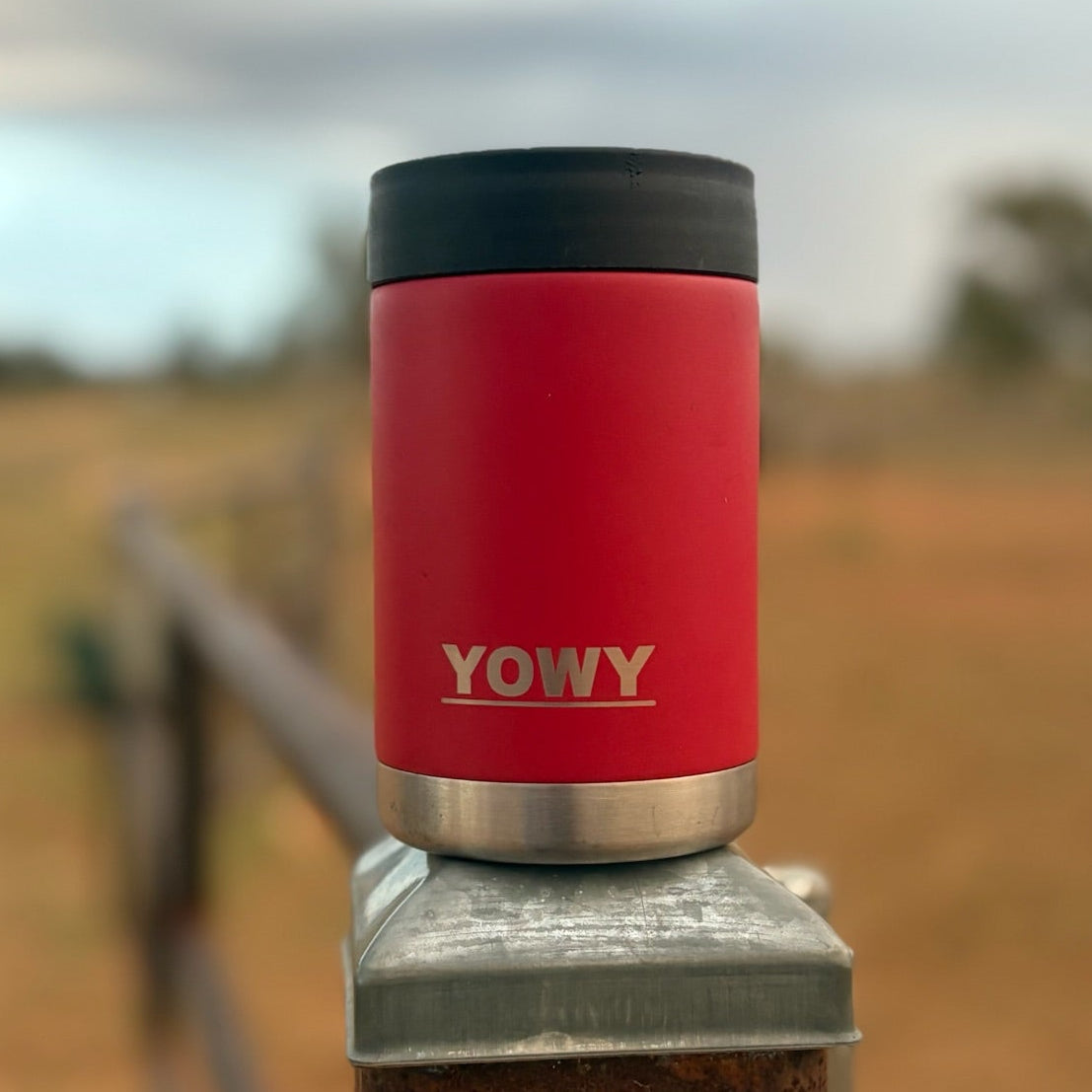 Red Stubby Cooler